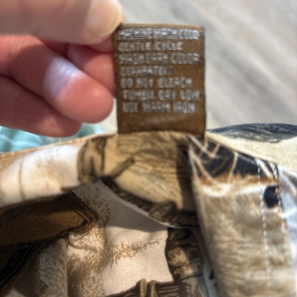 Vintage North River Outfitters Button Down Lab Bird Dog Hunting AOP Men's M - Picture 8 of 10